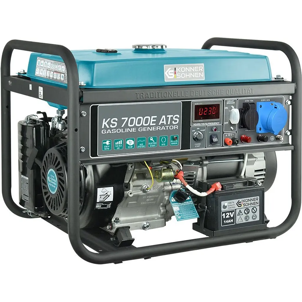 Генератор бензиновий Konner&Sohnen KS 7000E ATS [116995] - фото 3