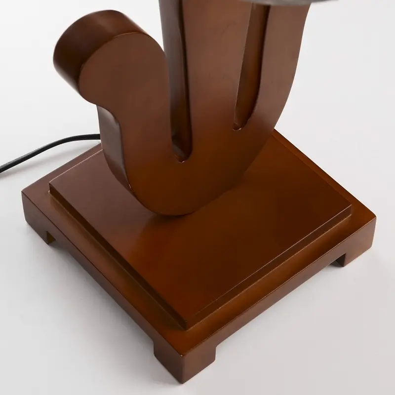 Настільна лампа Brille з дерева з абажуром TL-14 - фото 7