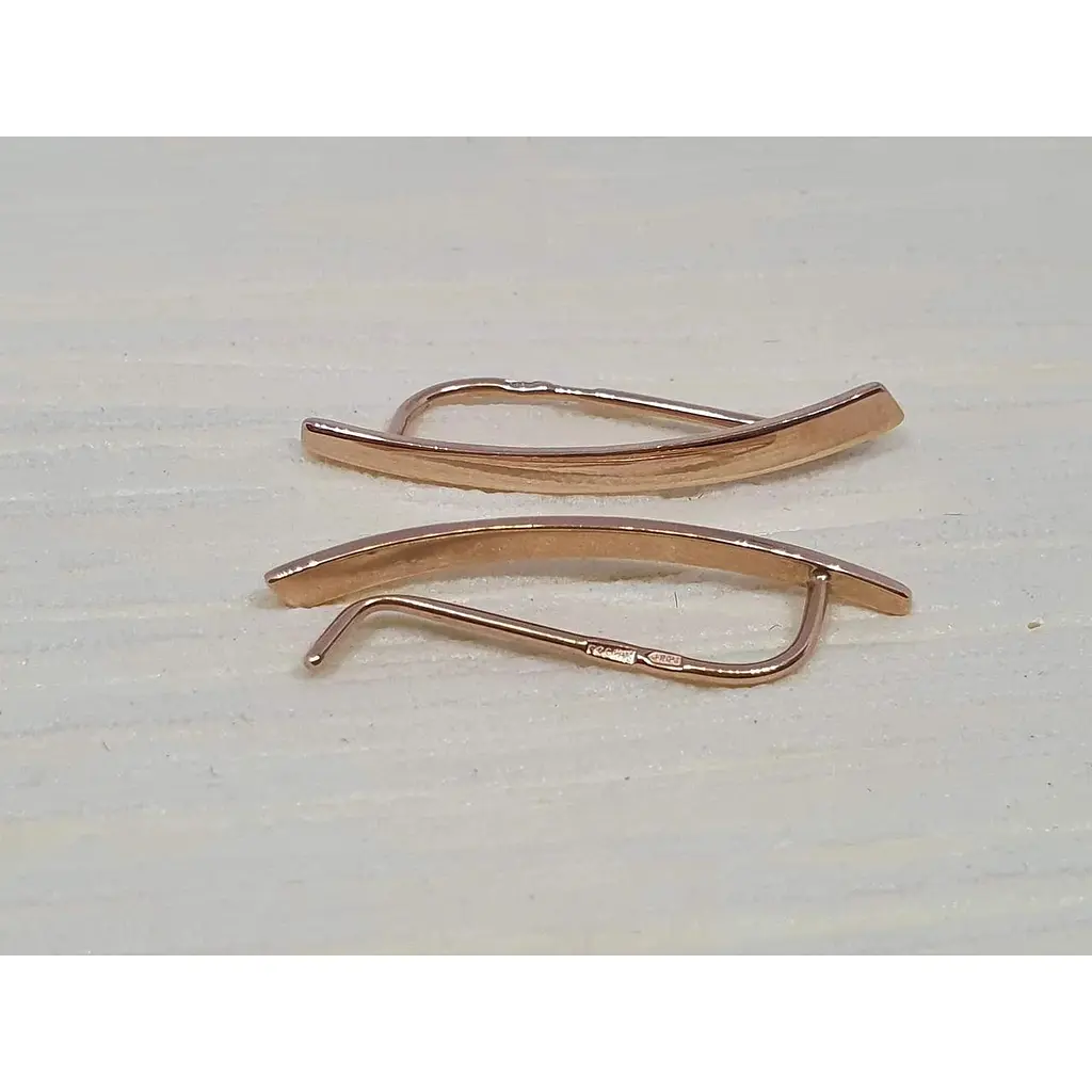 Золотые серьги-каффы Империя золота. СП298И - фото 4