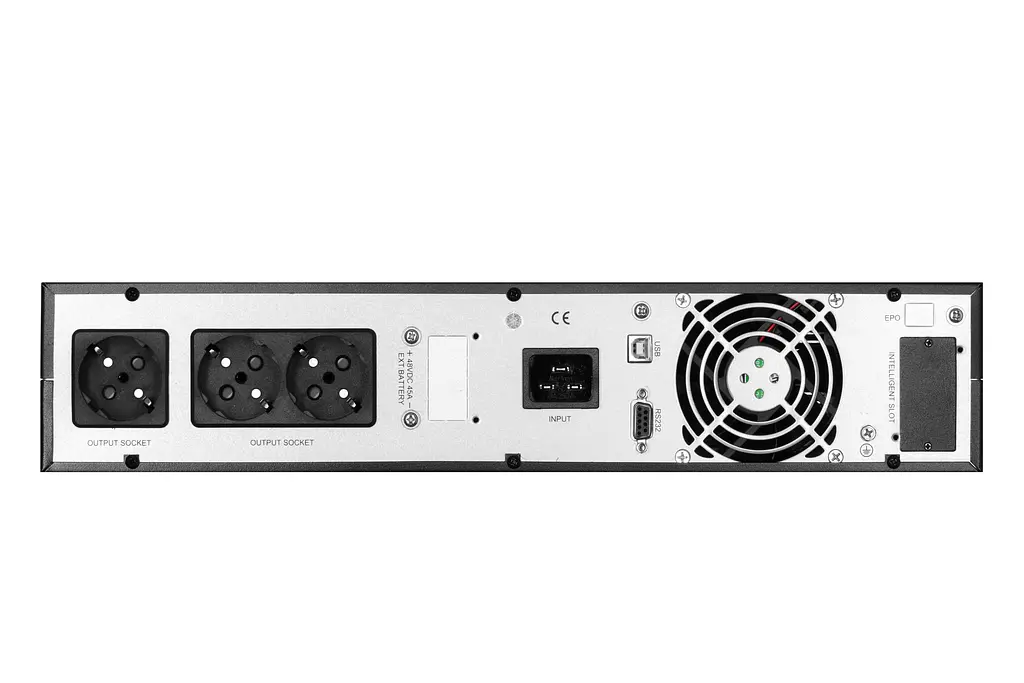 2E Джерело безперебійного живлення OD2000RT, 2000VA/1800W, RT2U, LCD, USB, 4xSchuko - фото 4