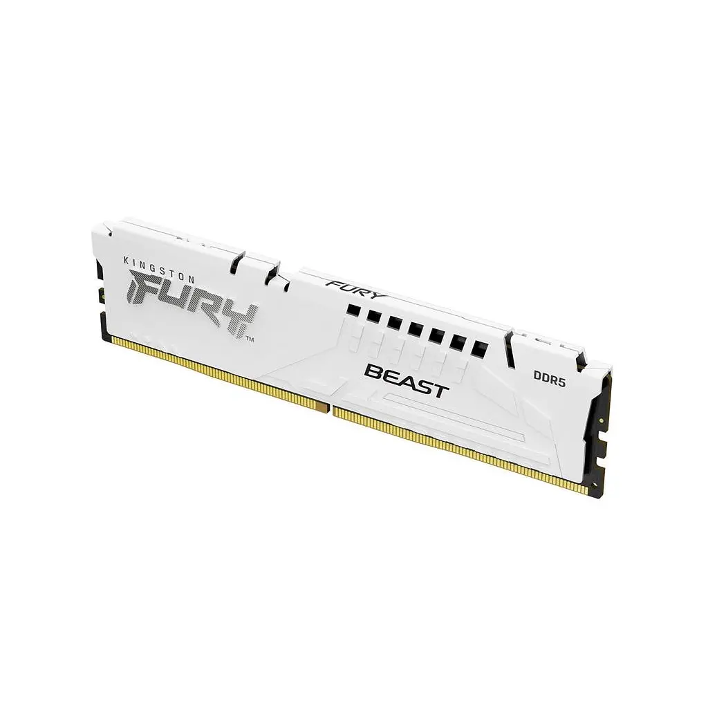 Модуль пам'яті для комп'ютера DDR5 32GB (2x16GB) 6000 MHz Beast White Kingston Fury (ex.HyperX) (KF560C36BWE2K2-32) - фото 4