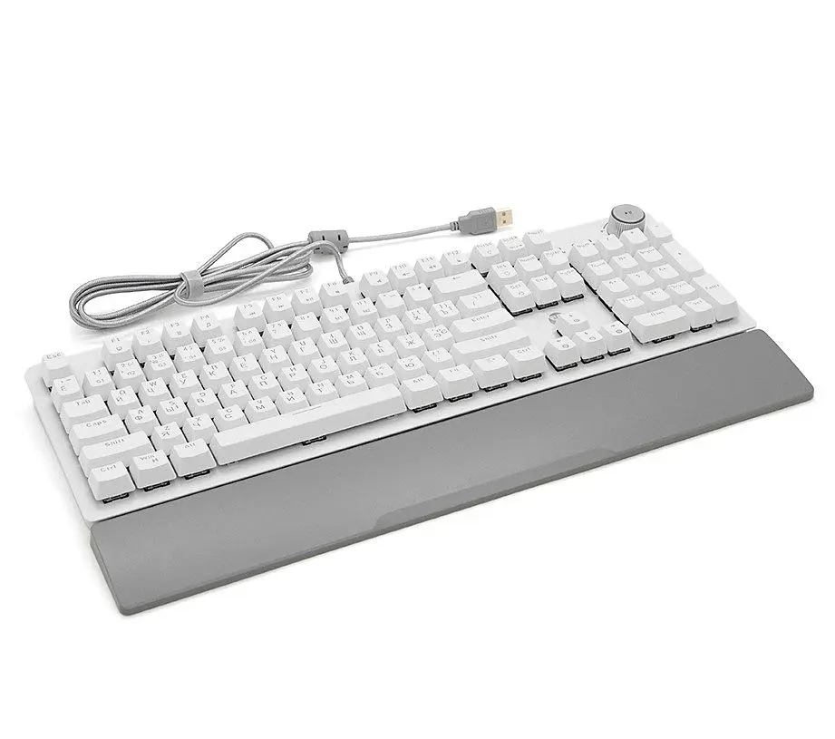 Клавіатура ігрова з підсвіткою Fantech MK-853V2 White Blue Switch MARCOS MECHANICAL Eng/Укр/Рус - фото 2