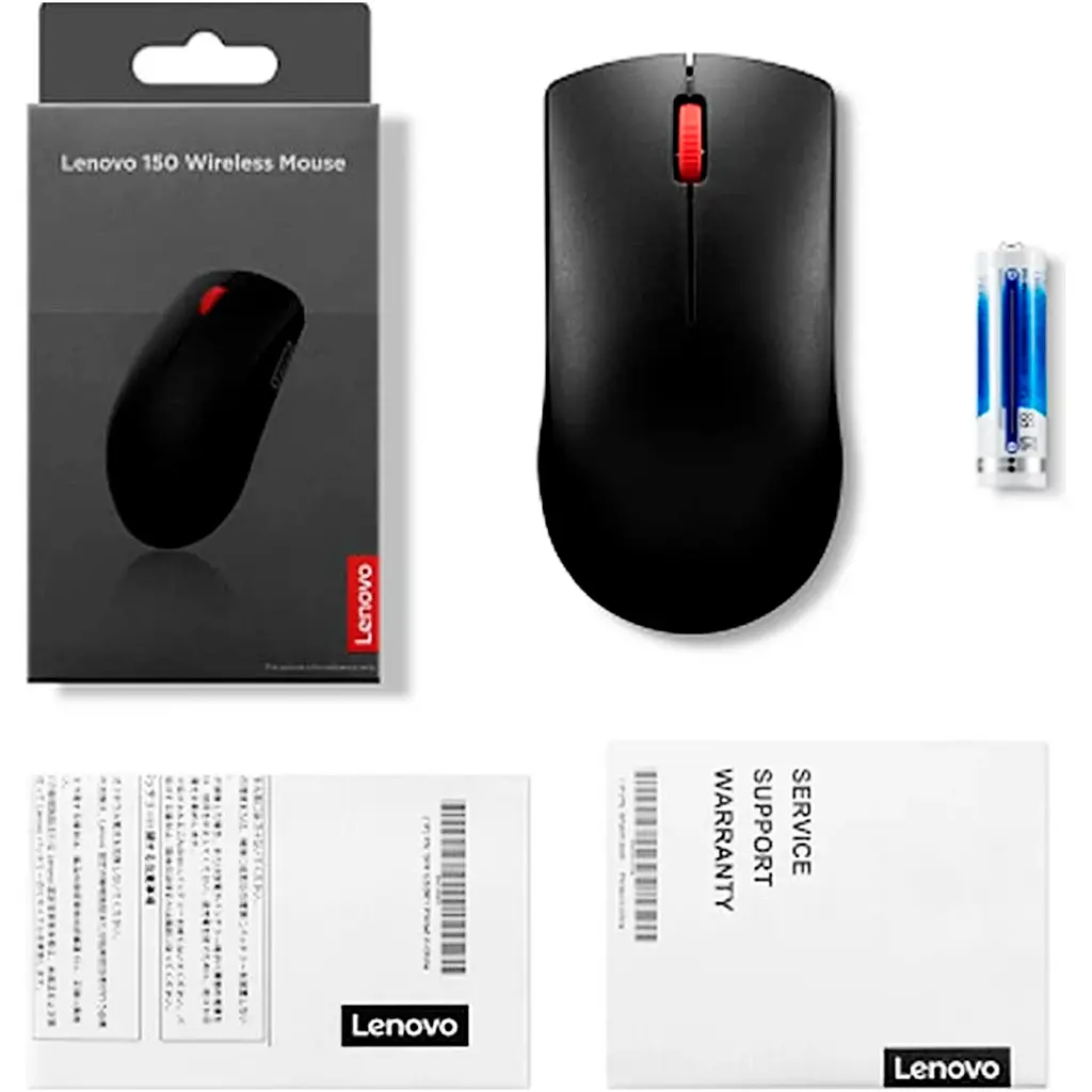 Миша Lenovo 150 Wireless Black (GY51L52638) [115504] - фото 5