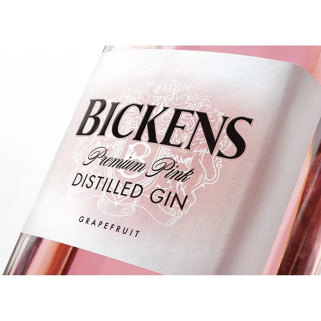 Набір: джин Bickens Premium Pink Grapefruit 40% 1.4 л (0.7 х 2 шт.) - фото 4