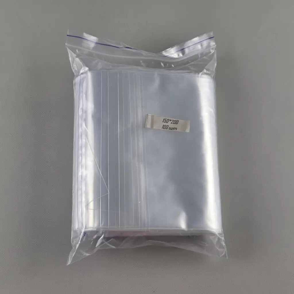 Пакети Zip-Lock прозорі 15x20 см, 100 шт, 50 мкм, поліетиленові пакети із застібкою - фото 3