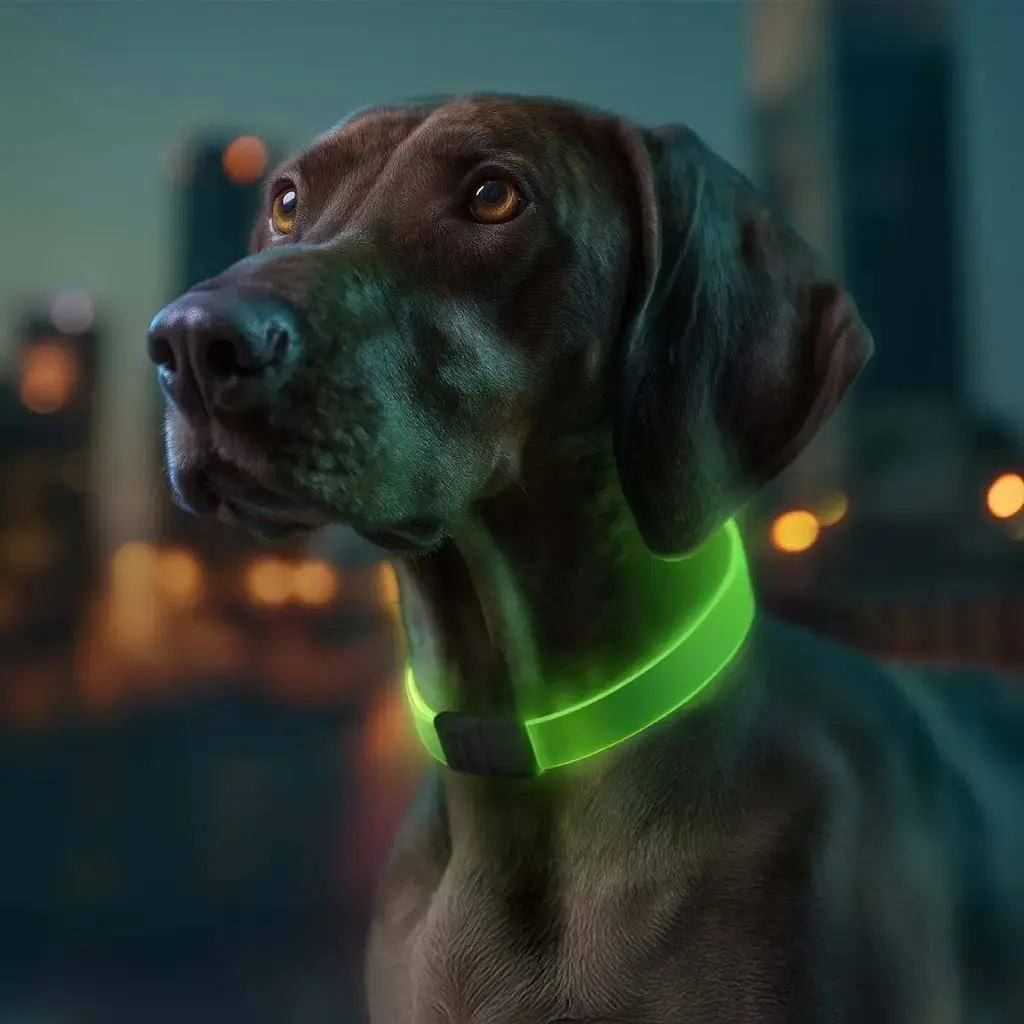 Нашийник для собак  Waudog з  LED підсвічуванням регульований 2.5х60 см - фото 10
