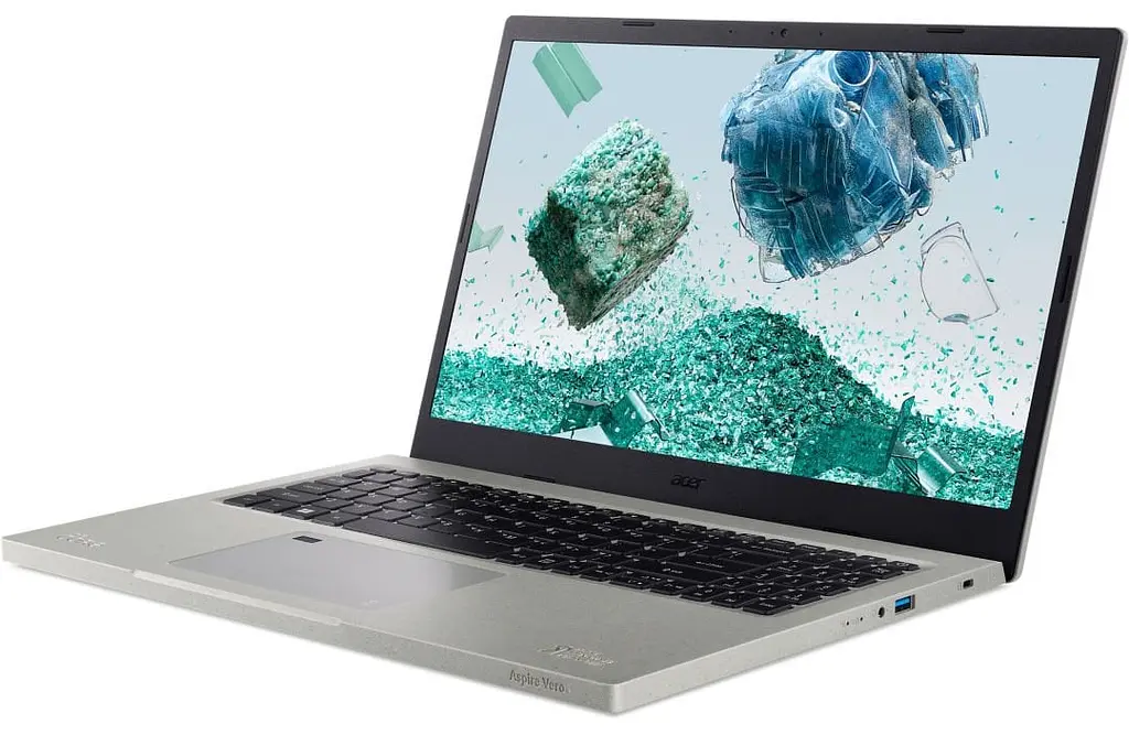 Ноутбук Acer Aspire Vero AV15-52 15.6' FHD IPS, Intel i7-1255U, 16GB, F512GB, UMA, Win11, сірий (NX.KBREU.006) - фото 2