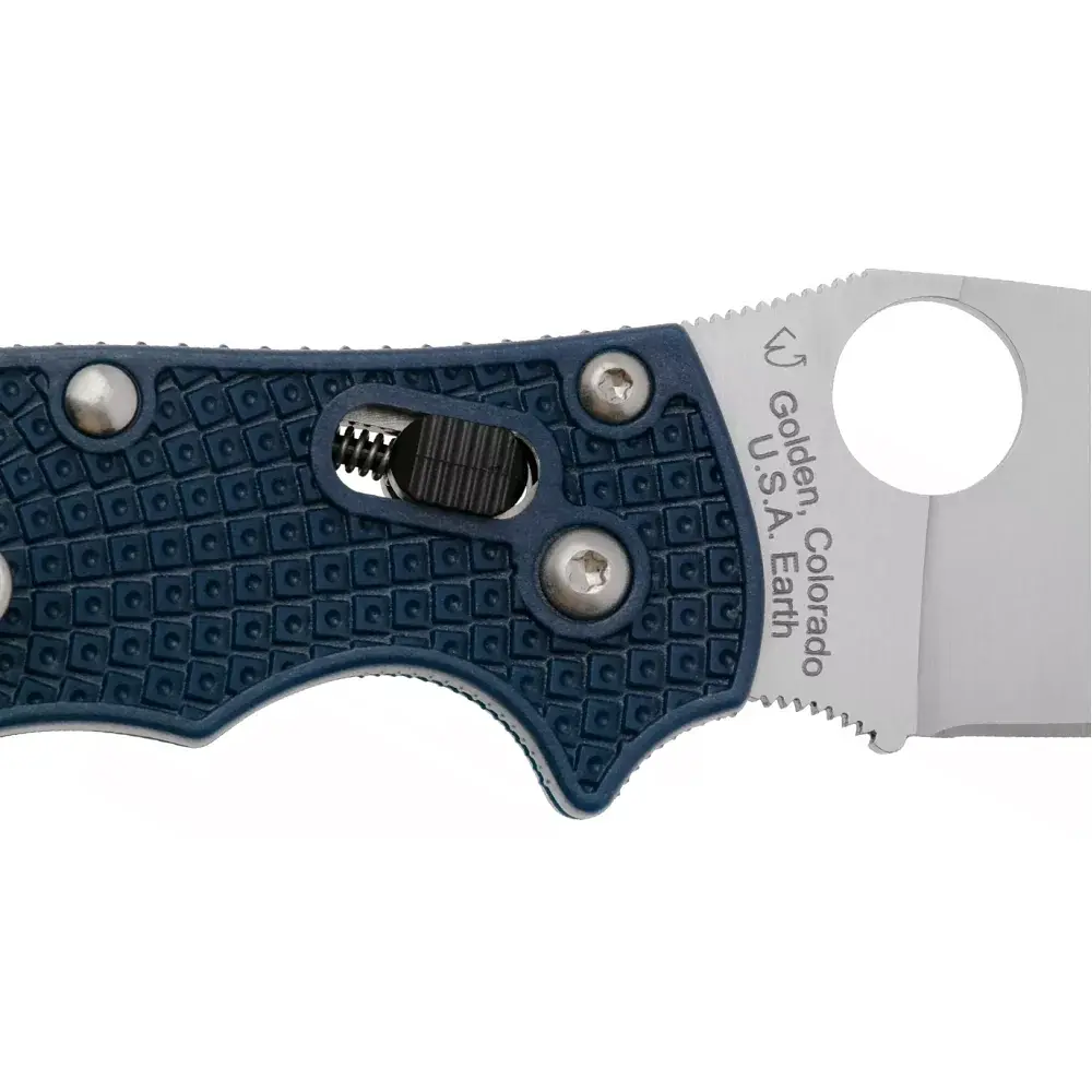 Ніж Spyderco Manix 2 Dark blue - фото 3