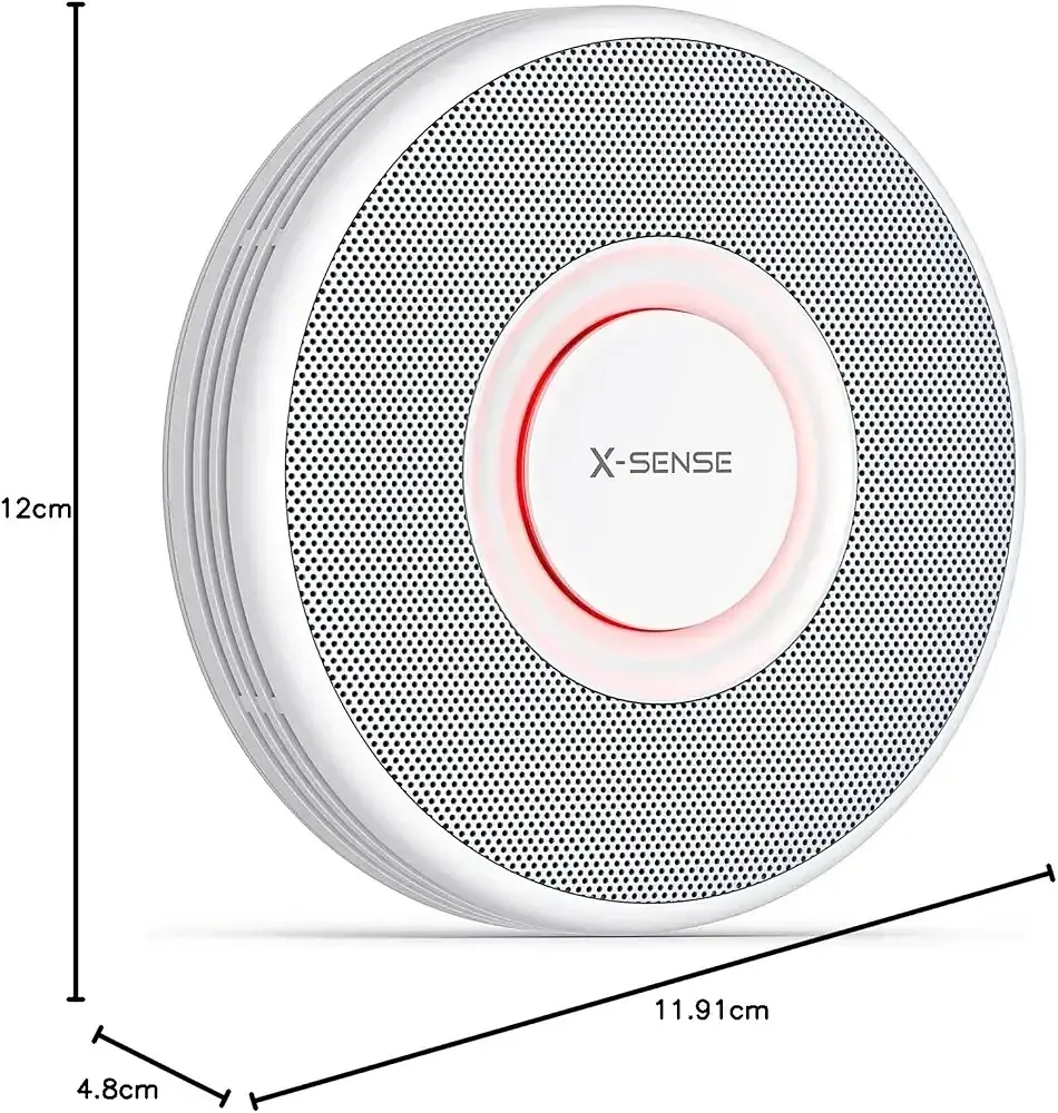 Бездротовий датчик диму X-Sense XS0B-MR автономний пожежний сповіщувач Wi-Fi комплект 3 шт (SKU-116) - фото 6