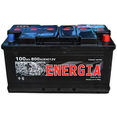Акумулятор автомобільний ENERGIA 100Ah Єв (-/+) (800EN) (22392) - фото 2