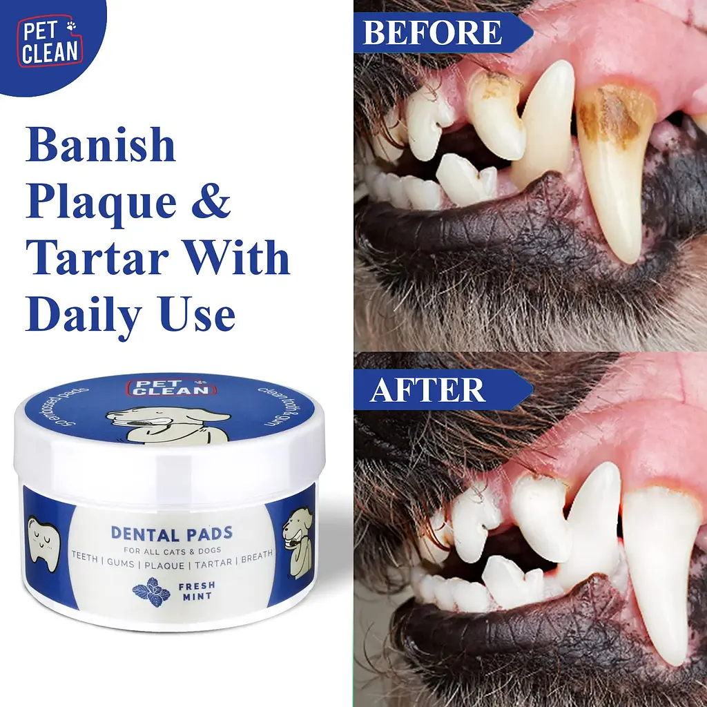 Салфетки влажные Pet Clean Dental Wipes для гигиены и чистки зубов животных 50 шт. - фото 3