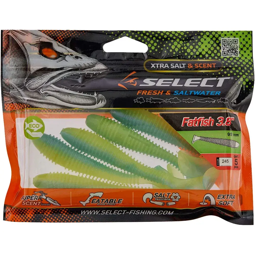 Силикон Select FatFish 3.8" #245 (5 шт/уп) - фото 2