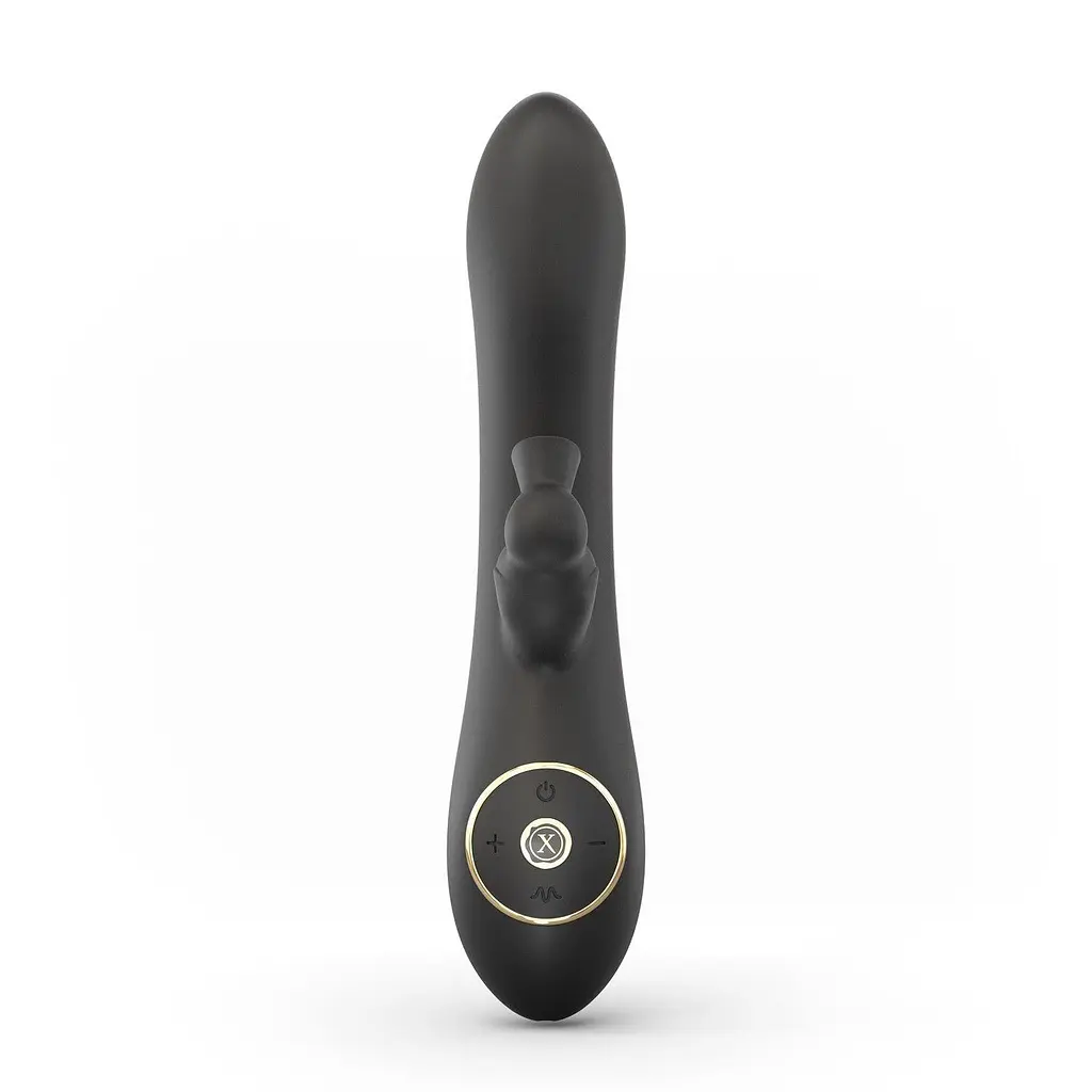 Вакуумный вибратор-кролик Dorcel Divine Rabbit 20.5 см черный - фото 3