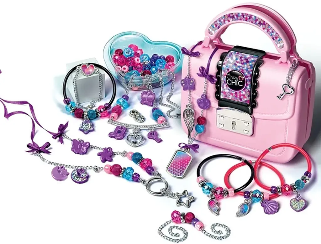 Набор для творчества Crazy Chic Гламурная сумочка для создания украшений - Clementoni - фото 2