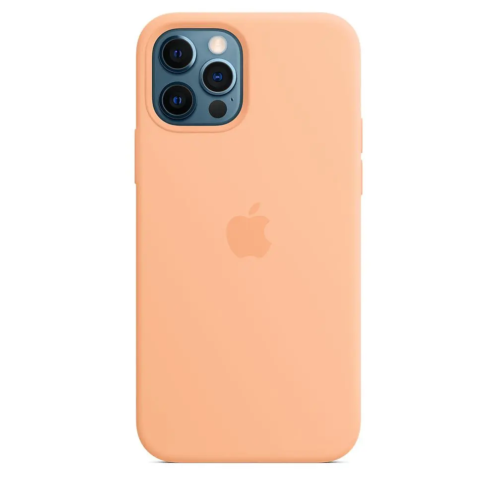 Чохол Silicone Case з MagSafe для Apple iPhone 12 / 12 Pro (Cantaloupe) ААА [57145] - фото 8
