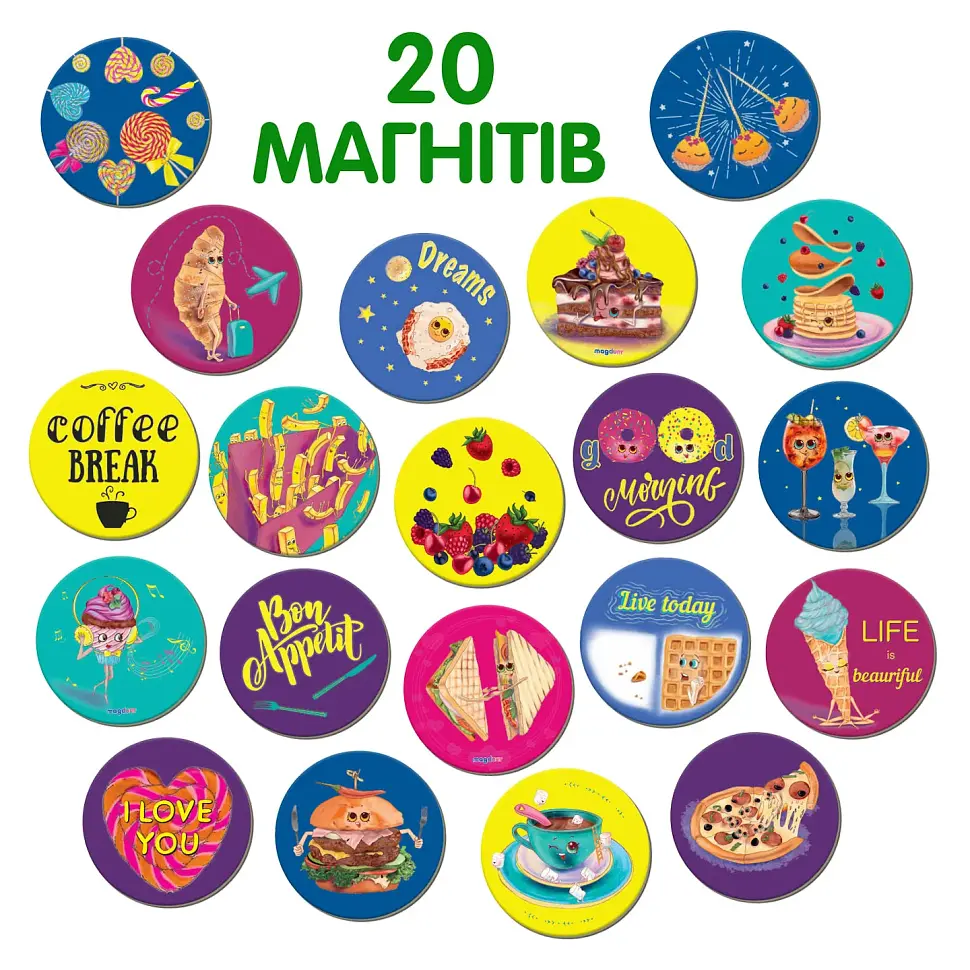 Набір магнітів Magdum ML 4031-53 EN "Happy moments" - фото 2