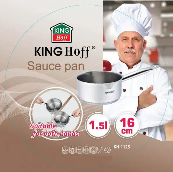 Ковш KingHoff KH-1125 16 см 1.5л - фото 4