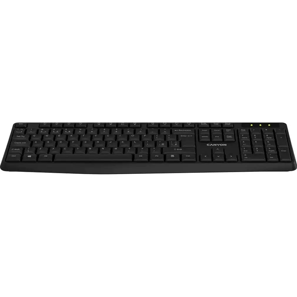 Клавіатура Canyon KB-W01 Wireless Black (CNE-CKEYW01) - фото 4