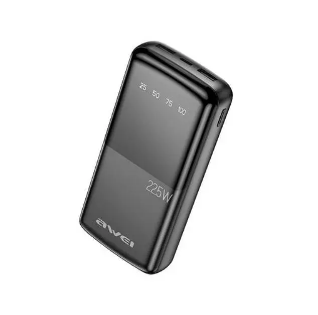 УМБ портативний зарядний акумулятор POWER BANK швидка зарядка 22,5W 20000mah повербанк Awei P13K - фото 2