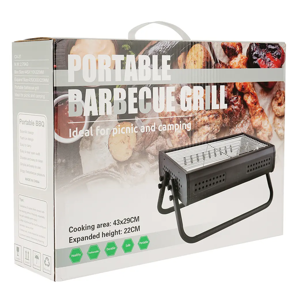 Гриль-барбекю BBQ CA-24 розкладний (958540) - фото 6