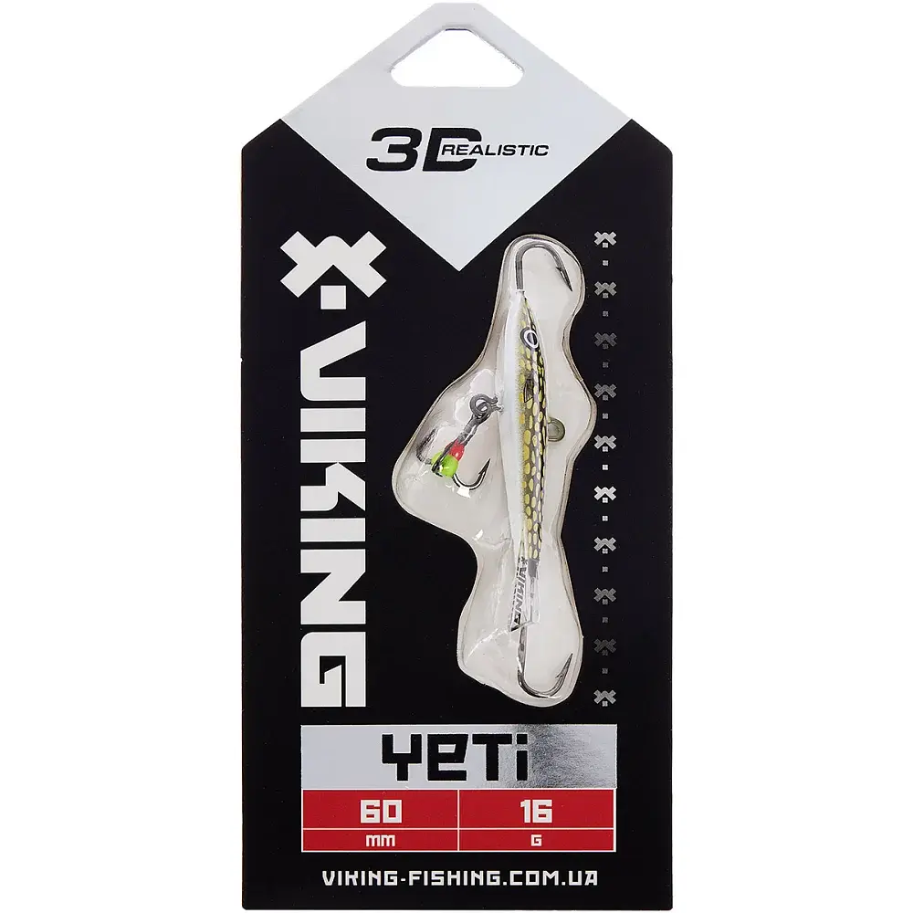Балансир Viking Fishing Yeti Ice Jig 60mm 16.0g #13 Just Pike - фото 2