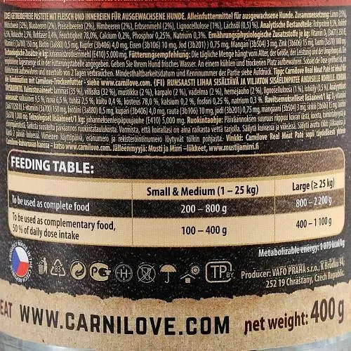 Влажный корм Carnilove Lamb & Wild Boar для собак ягненок и кабан 400 г - фото 5