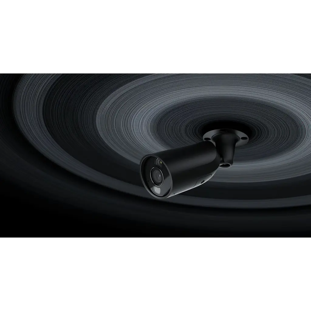 IP-камера Ajax дротова BulletCam HL Black, 8мп, 2.8мм, гібридне підсвічування IR 35м, білий Led 50м, Poe, True WDR, IP 65, аудіо, кут огляду 100° до 110°, вулична, чорна - фото 3