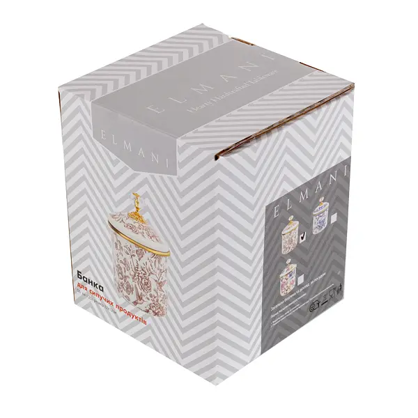 Банка для сипучих продуктів Elmani Bird з кришкою 1.25 л (763-039) - фото 3