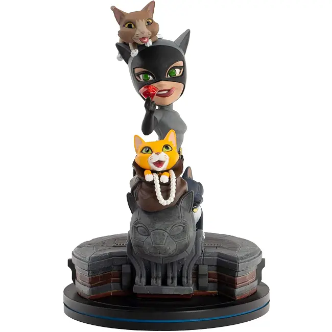 Коллекционная  фигурка   Quantum Mechanix DC Comics Catwoman Женщина Кошка ДС комикс 12 см QM DC C 12 - фото 3