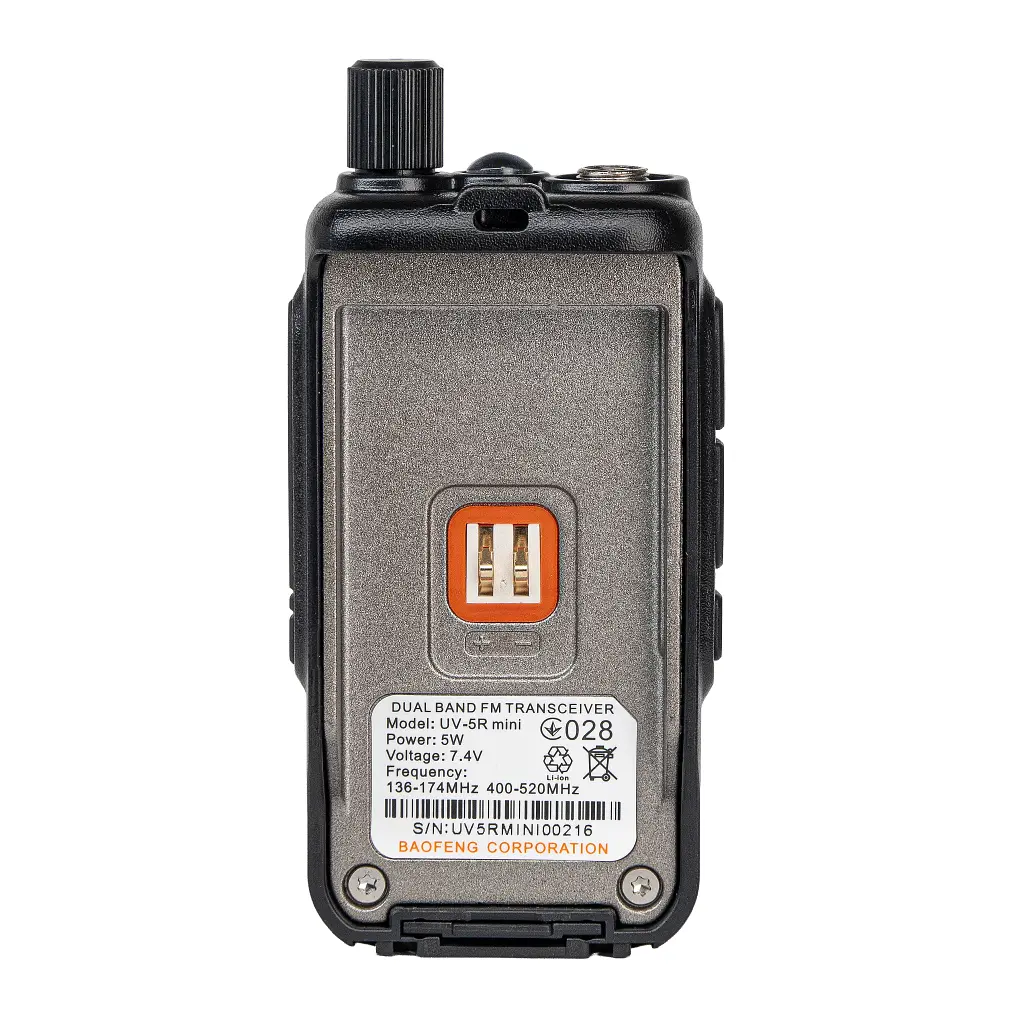 Портативна рація Baofeng UV-5R MINI Grey (UV-5R_MINI_Grey) - фото 2