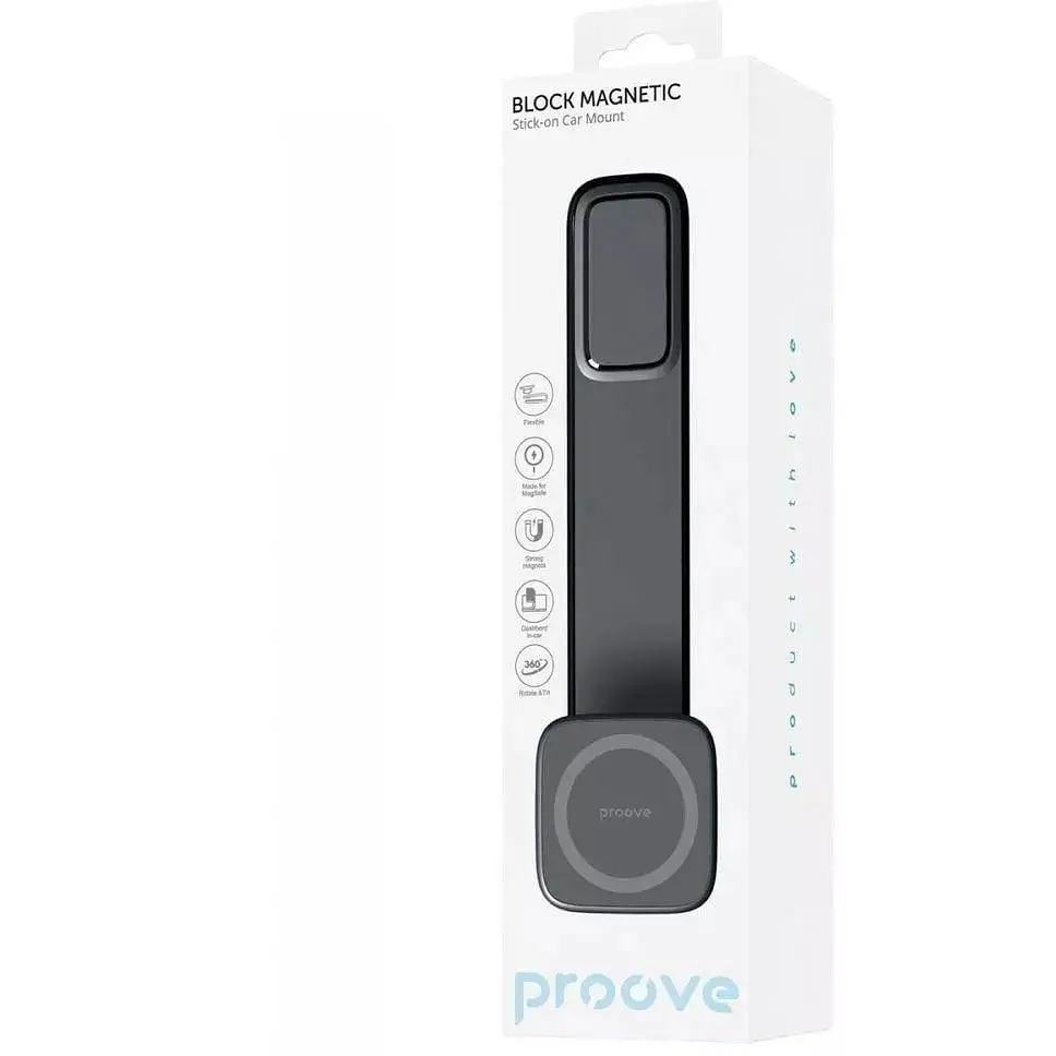 Автодержатель на торпедо Proove Block Magnetic Stick-on Car Mount - фото 8