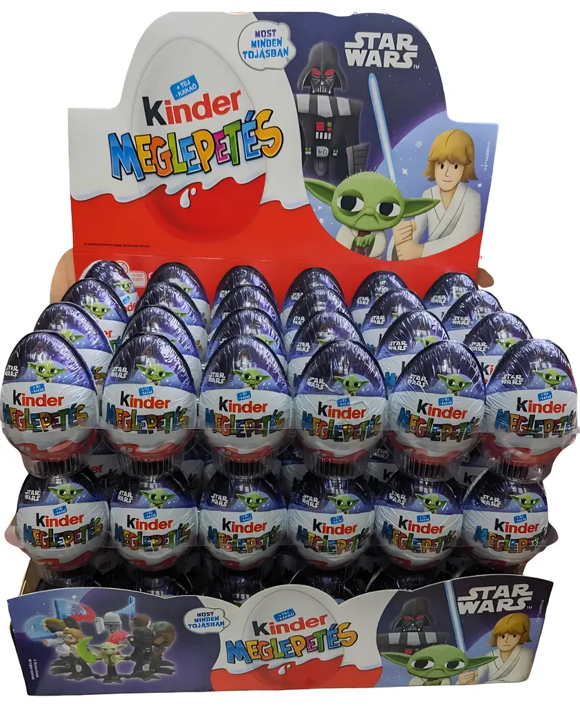 Шоколадні яйця Kinder STAR WARS 72 шт * 20 г - фото 2