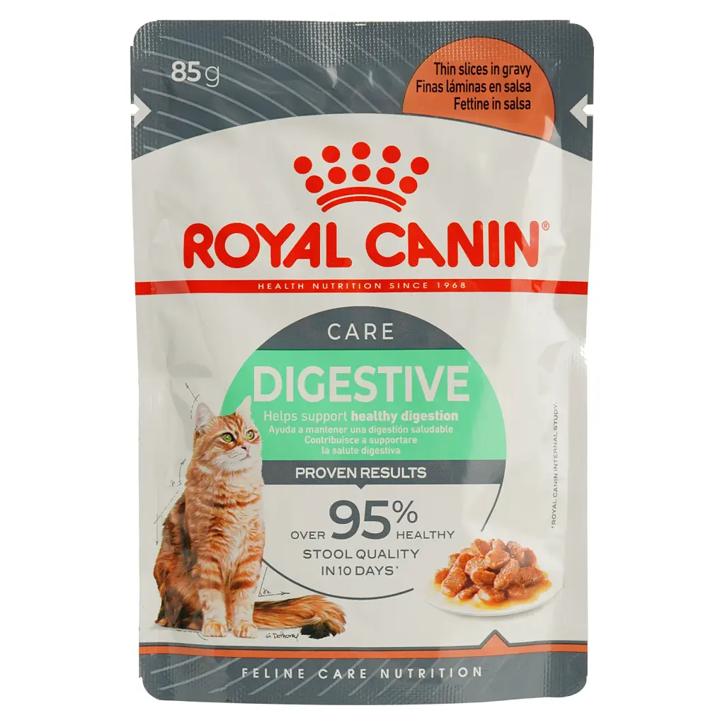 Набор влажного корма для кошек с чувствительным пищеварением Royal Canin Digest Sensitive 1.02 кг (12 шт. х 85 г) - фото 2