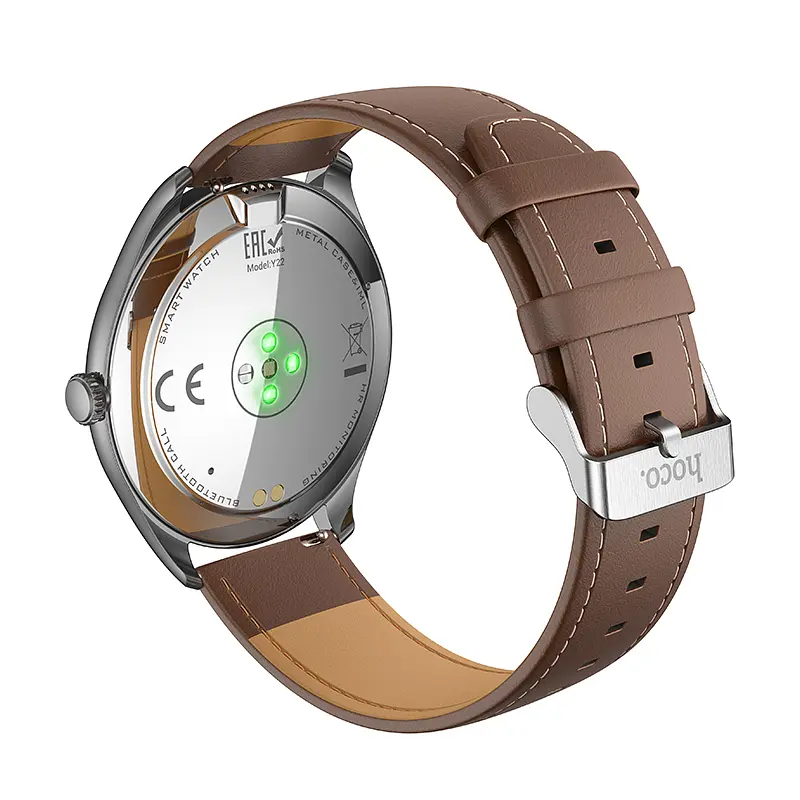 Смарт-годинник Hoco Y22 Amoled 36mm, 200 mAh, IP67 Black (6942007628983) - фото 3