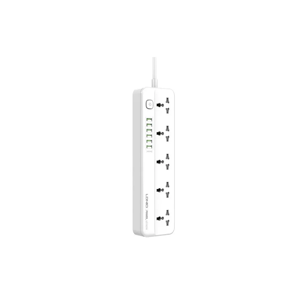 Мережевий фільтр живлення LDNIO SC5614 5роз. 3USB 2м (SC5614) - фото 2