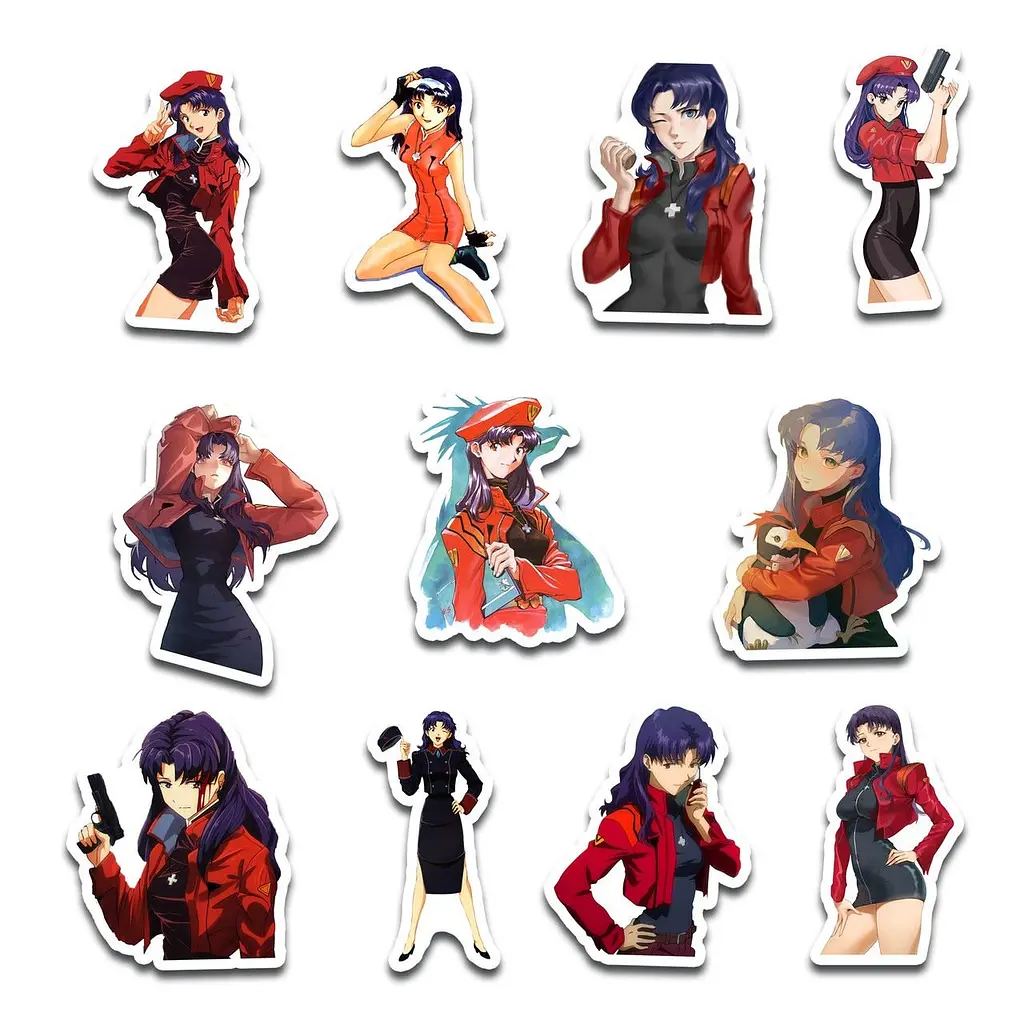 Стикерпак GeekLand Evangelion Misato Katsuragi 45 штук (SP MK 01) - фото 4