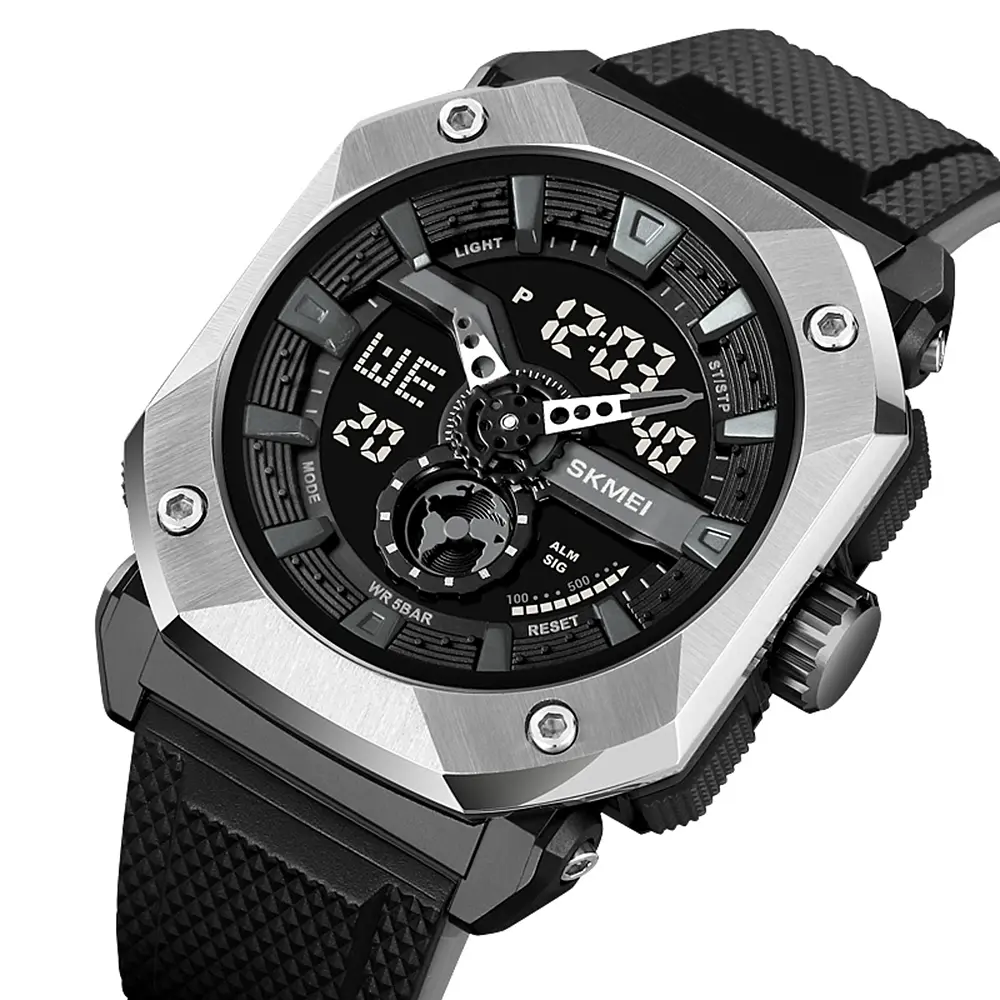 Наручные часы мужские 2272SIBK Silver-Black Skmei acs0030066 - фото 3