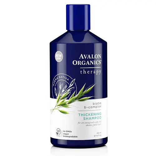Органічний шампунь для обєму волосся з біотином від Avalon Organics 414 мл