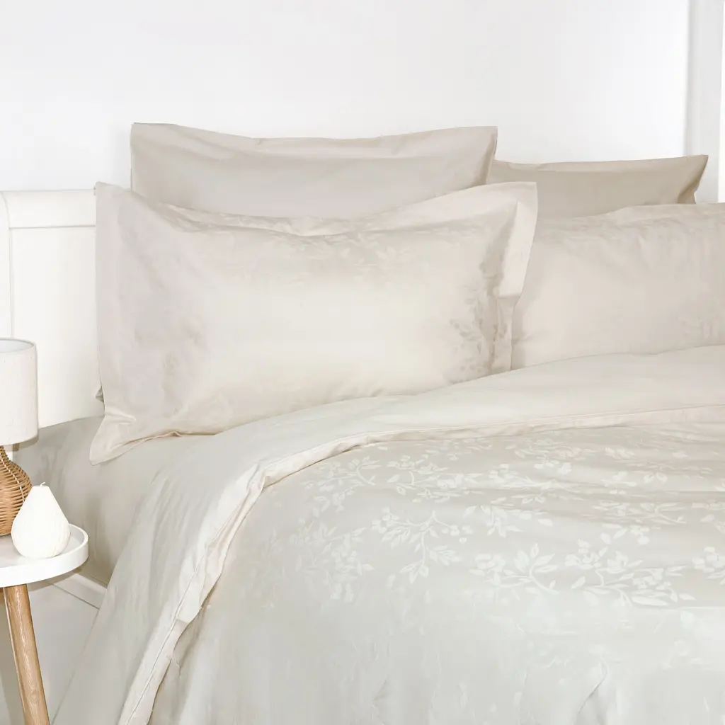 Комплект постільної білизни ТЕП Grace Jacquard Milky євро (2-04547_31835) - фото 3