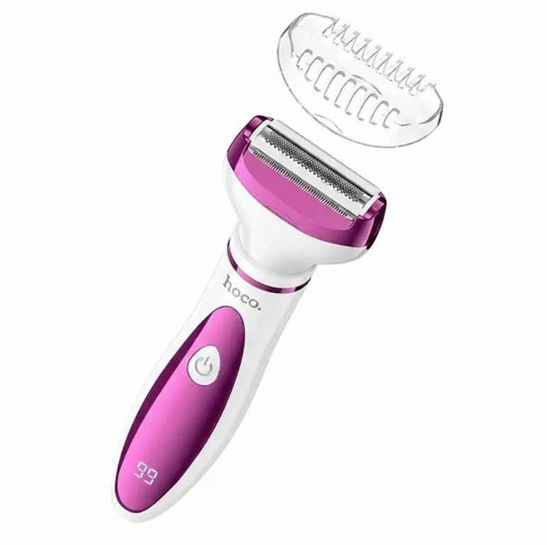 Триммер-шейвер Hoco HP80 4in1 300mAh малиновый - фото 2