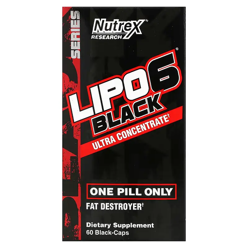 Ультраконцентрований Комплекс для Спалювання Жиру Lipo 6 Black Ultra Concentrate - 60 капс