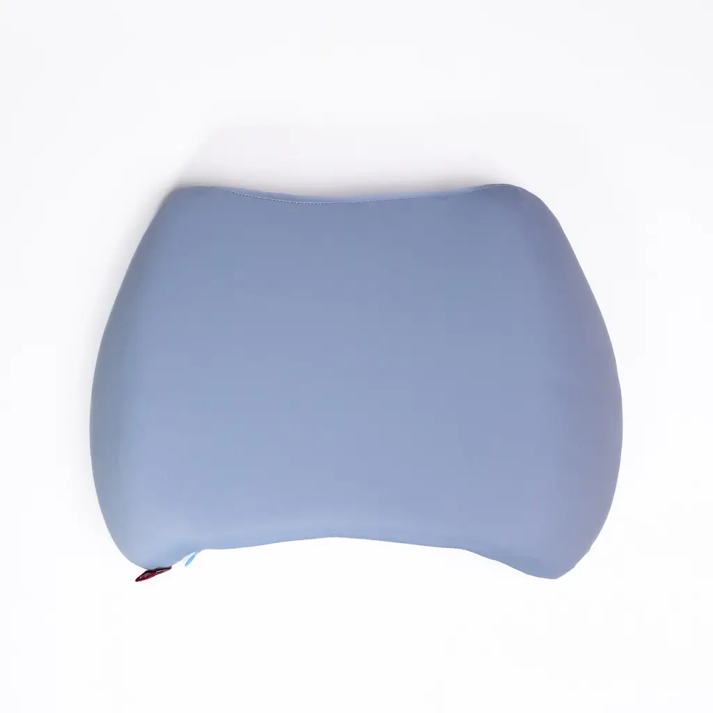 Подушка для попереку Yiwu Minimal Memory Foam 37х28х10 см матовий трикотаж блакитний - фото 5