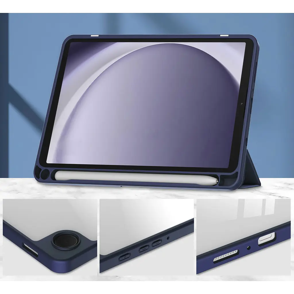 Чохол BeCover Smart Case для Samsung Galaxy Tab A9 SM-X115 Dark Blue [710356] [118736] - фото 7