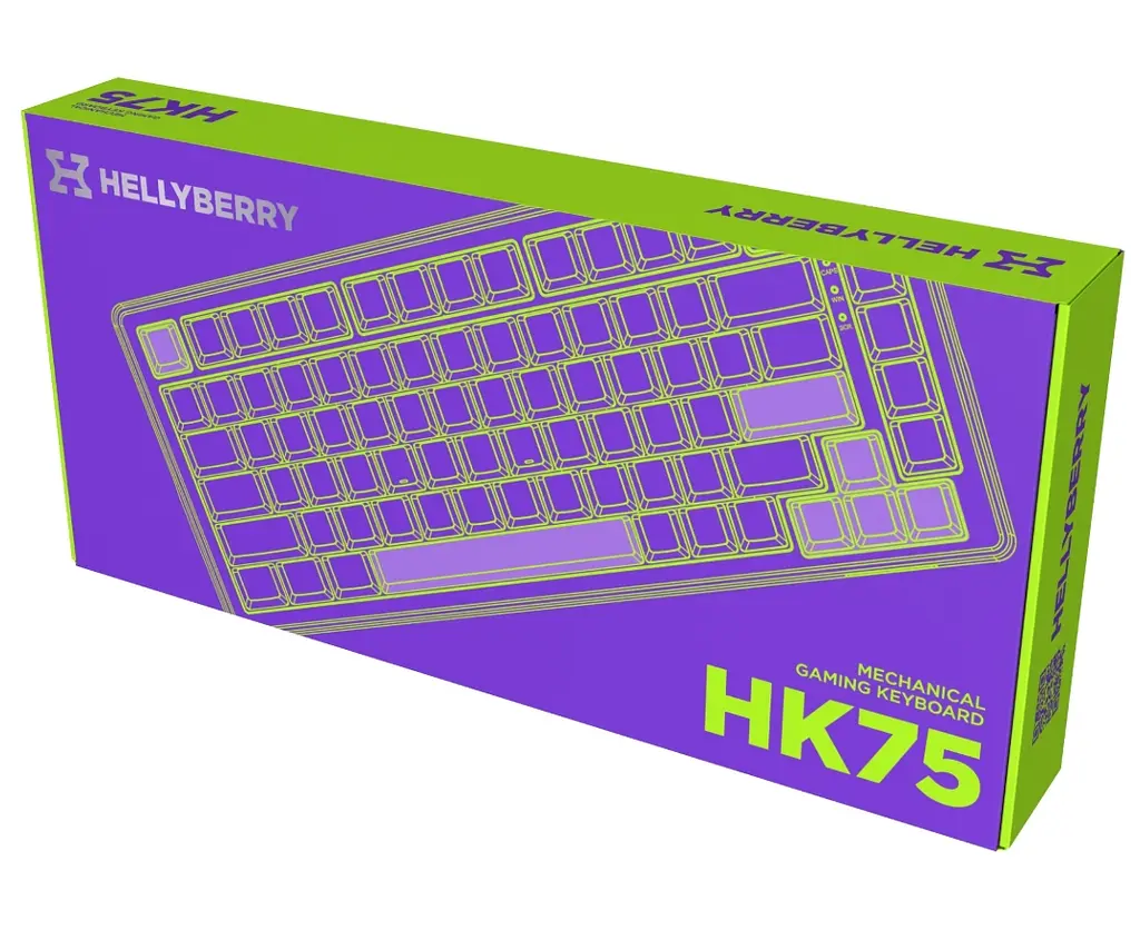 Клавиатура игровая механическая HATOR HK-75-WV Hellyberry Switch USB White-Violet - фото 7