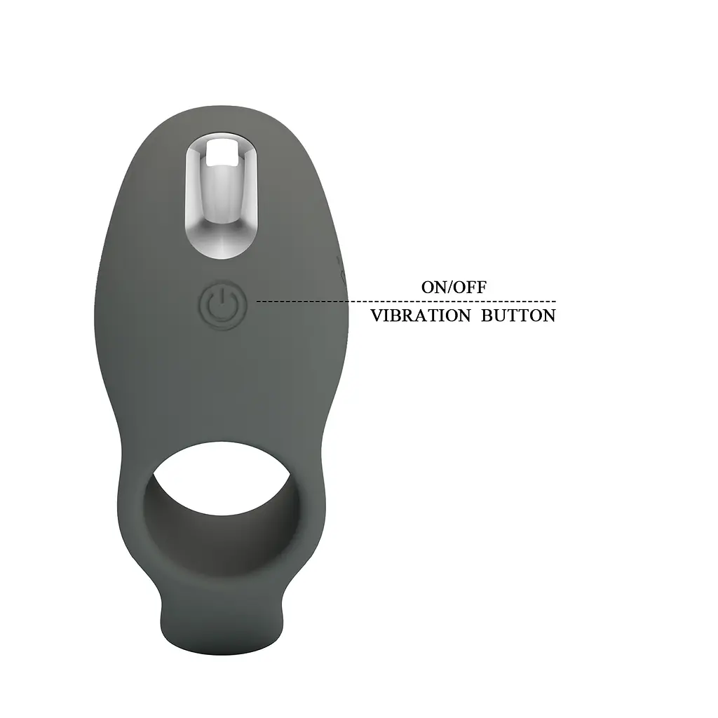 Ерекційне кільце - Pretty Love Master Ring Cock Ring Black - фото 8