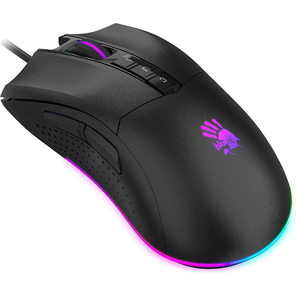 Миша A4Tech P90s USB Stone Black (P90s (Stone Black)) - фото 2