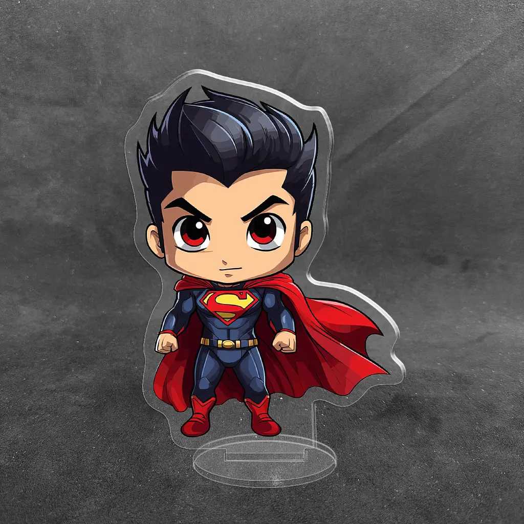Акрилова колекційна фігурка Чібі Chibi Superman 10 cм