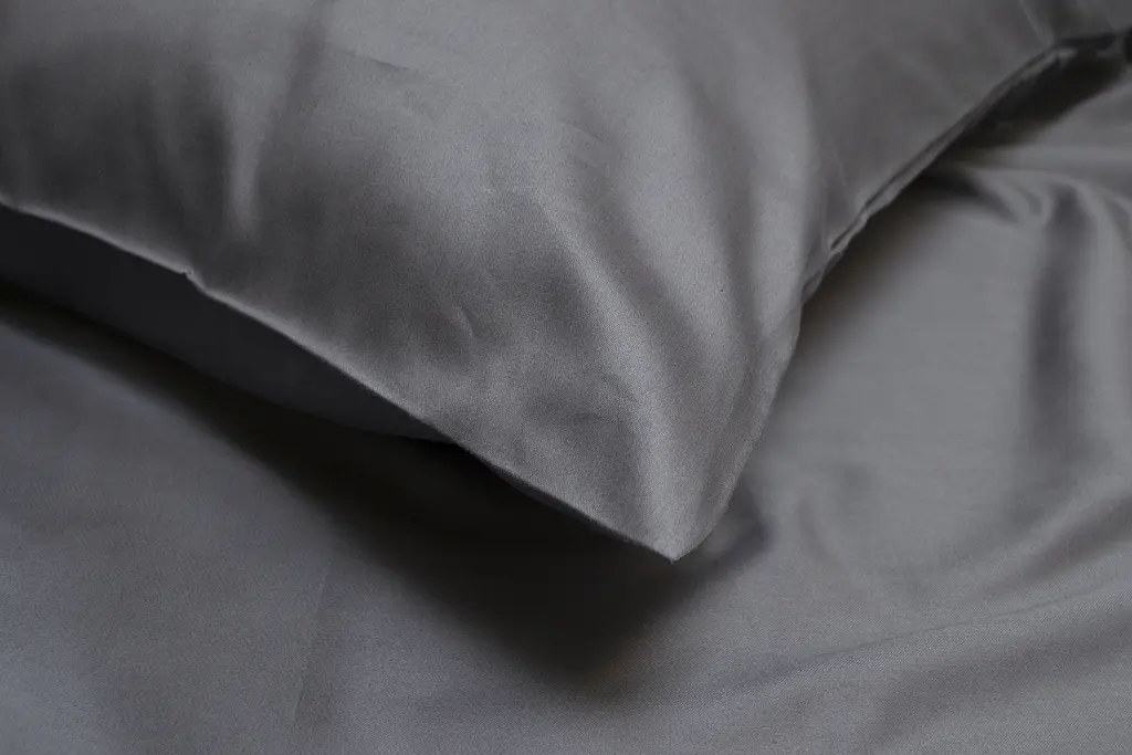 Постельное белье сатин 210ТС Lotus Home - Brista антрацит евро (160x200+30см) - фото 11