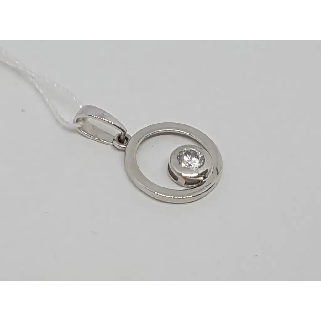 Золота підвіска Столична Ювелірна Фабрика з фіанітом. 440432Б - фото 2