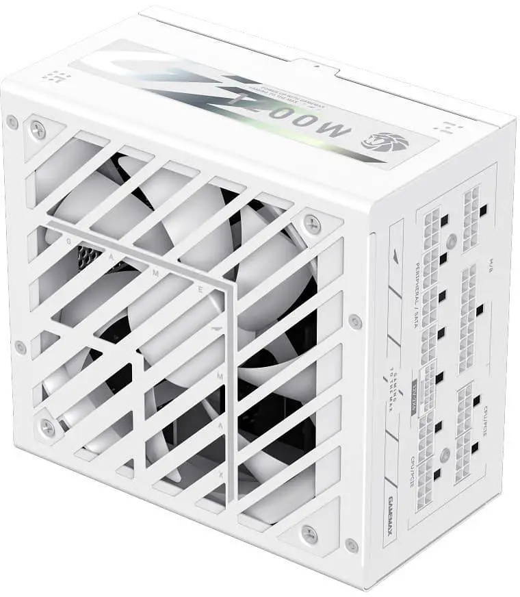 Блок живлення GameMax GZ 1200G 1200W ATX 3.1 80+ Gold (GZ 1200G WH) White - фото 4